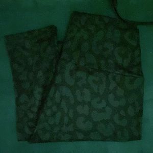 black cheetah print leggings